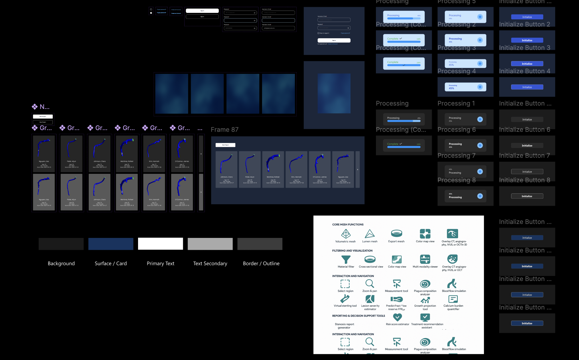 Sancorda design style and icon system